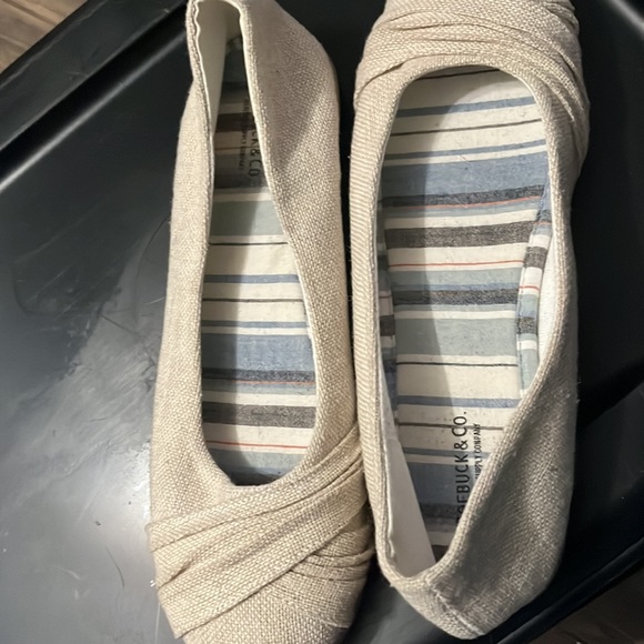 Roebuck and co flats sz 8 canvas and denim - Picture 5 of 6